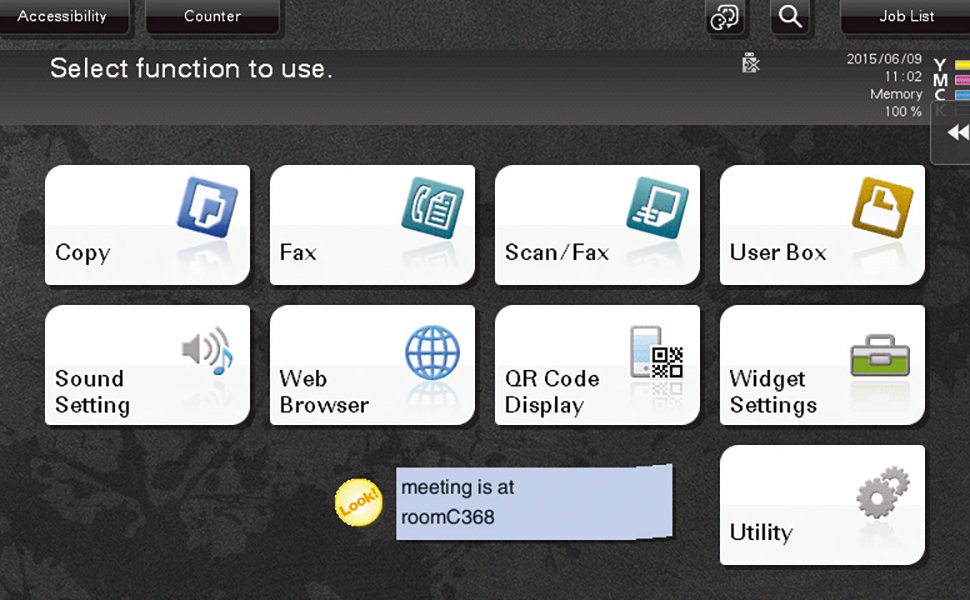 Widgets function