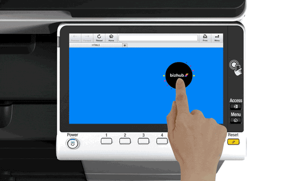 Easy-to-see, easy-to-use 10.1 inch panel