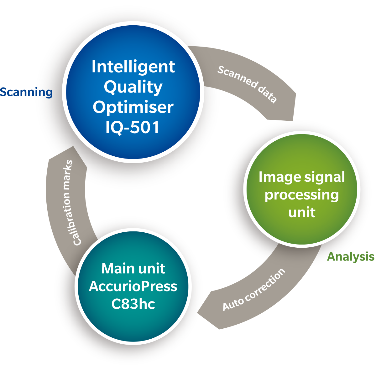 Real-time colour & registration monitoring and correction 