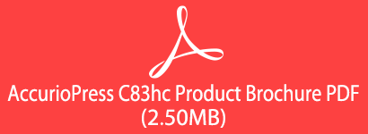 AccurioPress C83hc Product Brochure PDF (2.50MB)