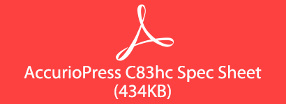AccurioPress C83hc Spec Sheet (434KB)