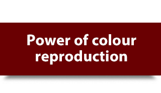 Power of colour reproduction